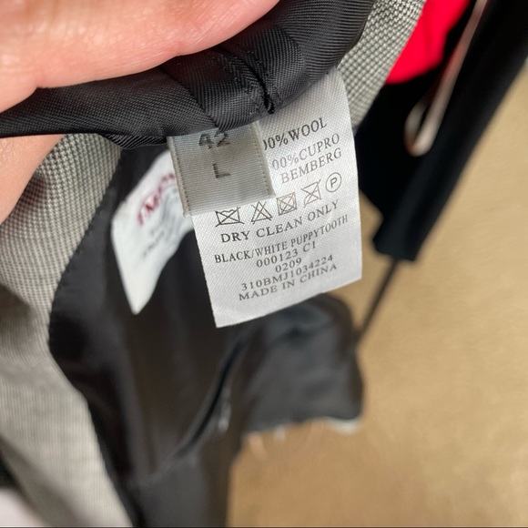 MENS T.M.LEWIN GREY 2PC SUIT SET SIZE 36 R /42 R BOTTOMS - Picture 14 of 14